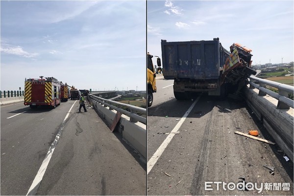 ▲▼台61線車禍。（圖／記者黃孟珍翻攝）