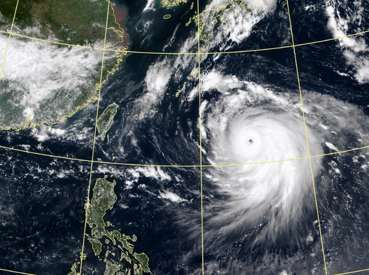 ▲▼海神颱風變強颱，是今年第一個強颱。（圖／氣象局） 