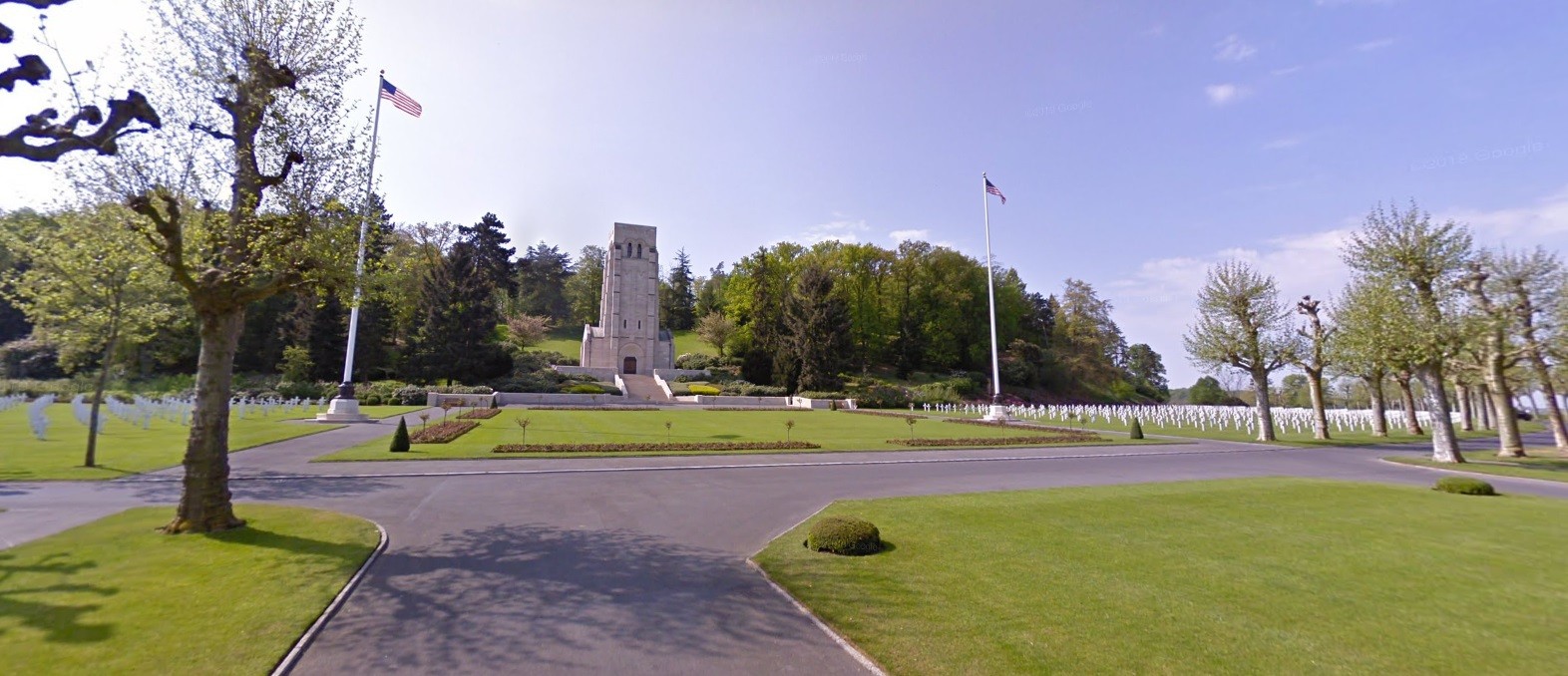 ▲▼巴黎埃納美軍公墓（Aisne-Marne American Cemetery）。（圖／記者張靖榕攝）