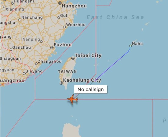 ▲▼美軍偵察機再進行南海臨時任務，掃過台灣花東。（圖／翻攝自推特@AircraftSpots）