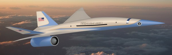 ▲空軍一號未來將成超音速客機，最快於2025年推出。（圖／翻攝自Facebook／Exosonic,Inc）