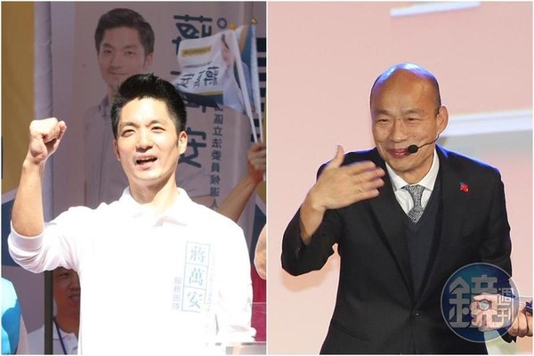 國民黨要派誰參選2022台北市長？蔣萬安（左圖）和韓國瑜（右圖）都是熱門人選。（資料照）