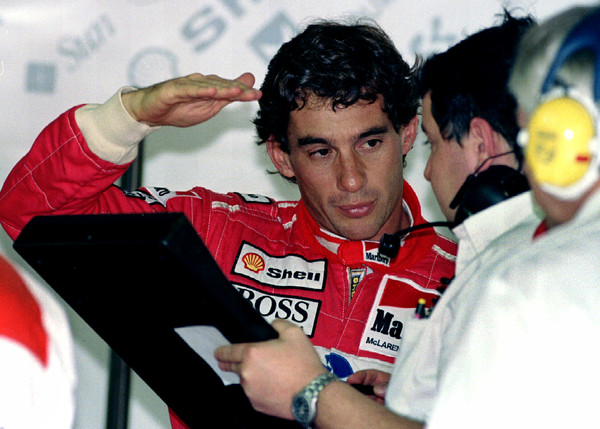 ▲Ayrton Senna洗拿。（圖／路透）