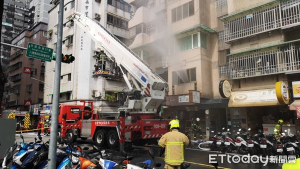 ▲北市火警。（圖／記者黃彥傑攝）