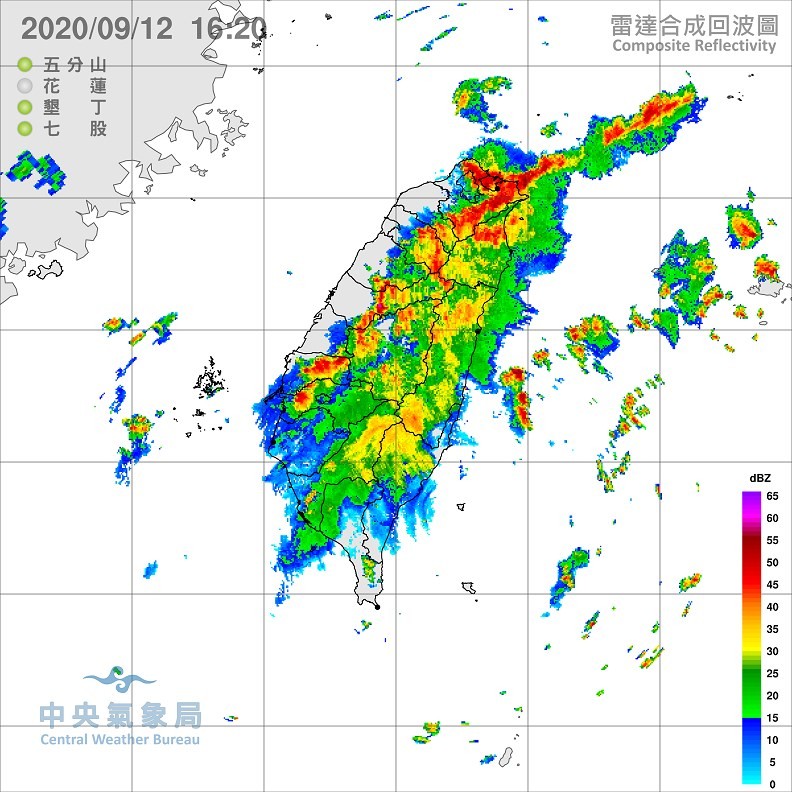 ▲▼豪雨特報。雷達回波圖。（圖／氣象局）