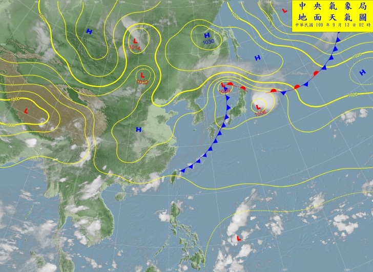 天氣圖。（圖／氣象局）