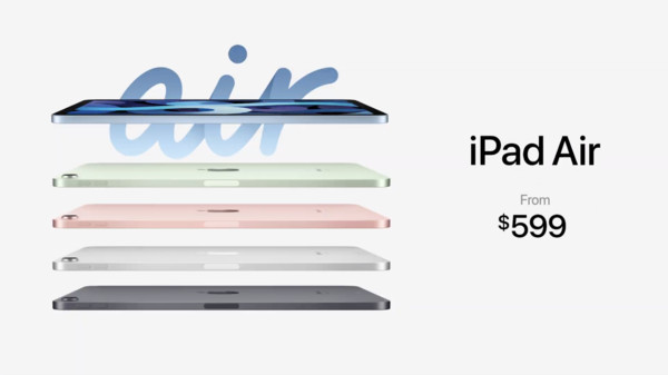 ▲▼蘋果發表會,iPad Air,A14晶片。（圖／翻攝自蘋果發表會直播）
