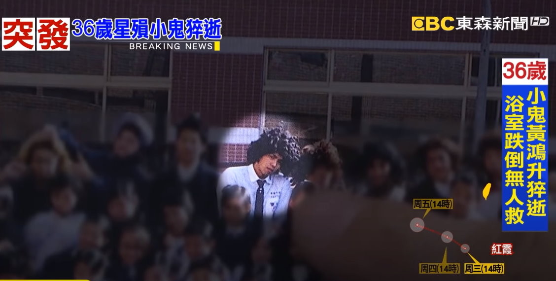 小鬼「搞怪爆炸頭」華岡藝校畢冊照曝　同學：他同學會每年必到。（圖／東森新聞）