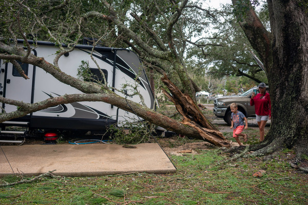 ▲▼颶風莎莉（Sally）在美國阿拉巴馬州與佛羅里達州帶來嚴重災情。（圖／路透）
