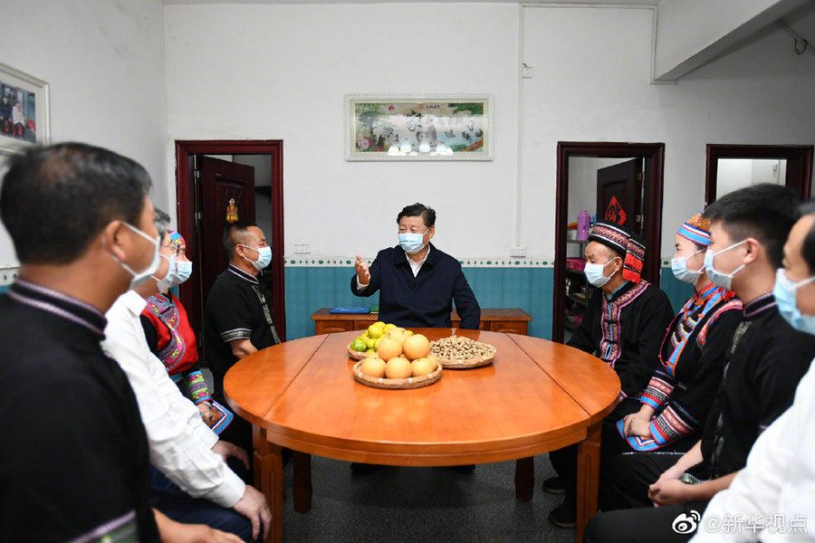 ▲▼中國國家主席習近平16日赴湖南考察。（圖／翻攝微博）