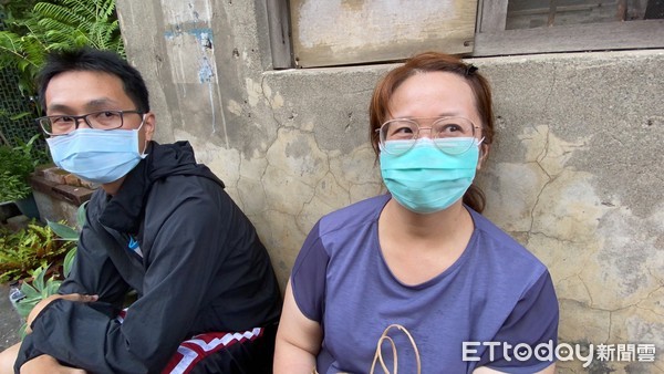 ▲▼姊弟描述東海氣爆情況。（圖／記者李忠憲攝）