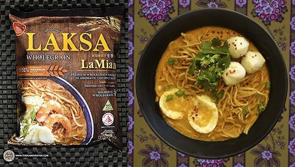 ▲「2020年世界十大即食麵排行榜」冠軍頒給新加坡的Prima Taste Singapore Wholegrain Laksa La Mian。（圖／翻攝自The Ramen Rater網站）