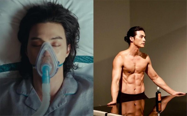 金智勳在新劇《惡之花》飾演殺人魔共犯（左圖），私下的好身材近來也引起話題。（左圖翻攝自tvN畫面，右圖翻攝自金智勳Instagram）