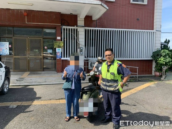 ▲屏東縣內埔警分局瑪家分駐所警員陳仁傑協助找到蔡姓機車             。（圖／記者陳崑福翻攝）