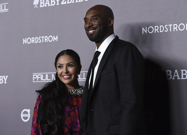 ▲美國NBA傳奇球星布萊恩（Kobe Bryant）與妻子凡妮莎（Vanessa Bryant）。（圖／達志影像／美聯社）