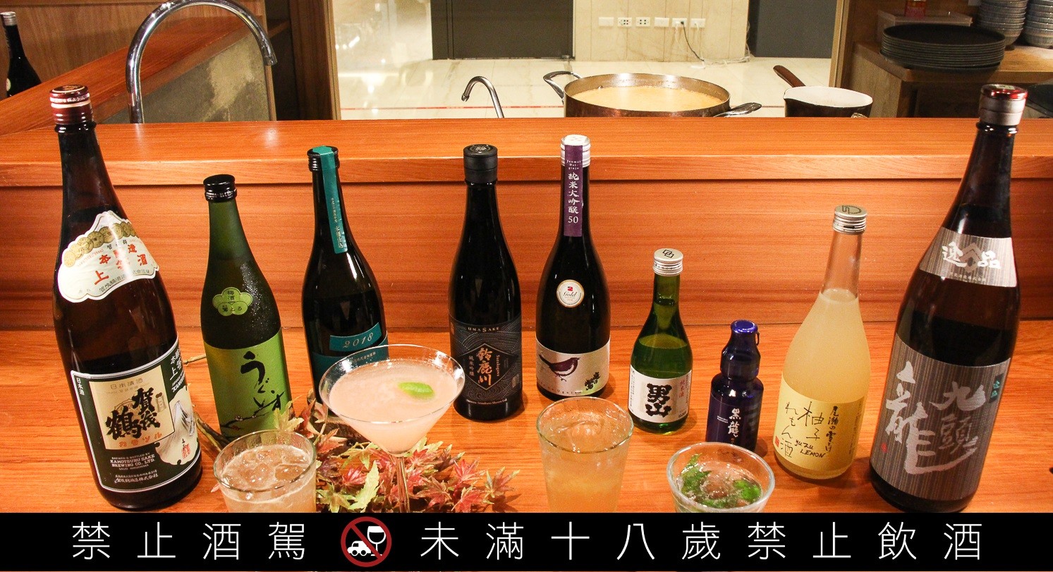 ▲日本酒名師推薦9款清酒搭配海鮮丼　還有2場餐酒晚宴。（圖／記者黃士原攝）