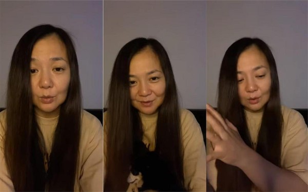華原朋美最近經常上傳YouTube影片，但講話方式和舉止都讓人擔憂她的精神狀態。（翻攝自YouTube畫面）