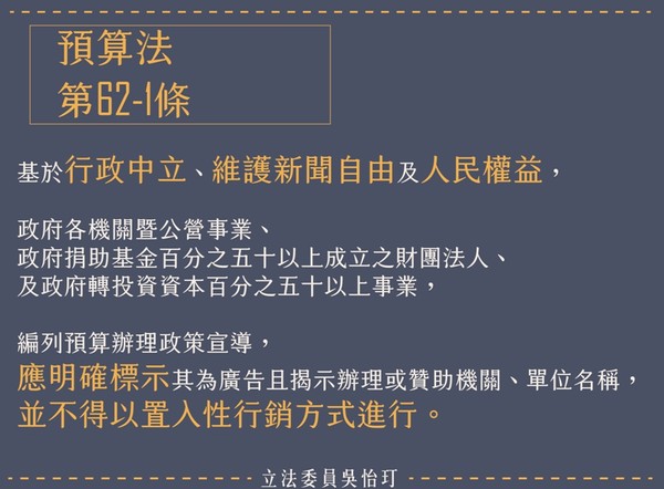 ▲▼吳怡玎質疑陳吉仲外包媒體宣傳瘦肉精美豬。（圖／吳怡玎辦公室提供）