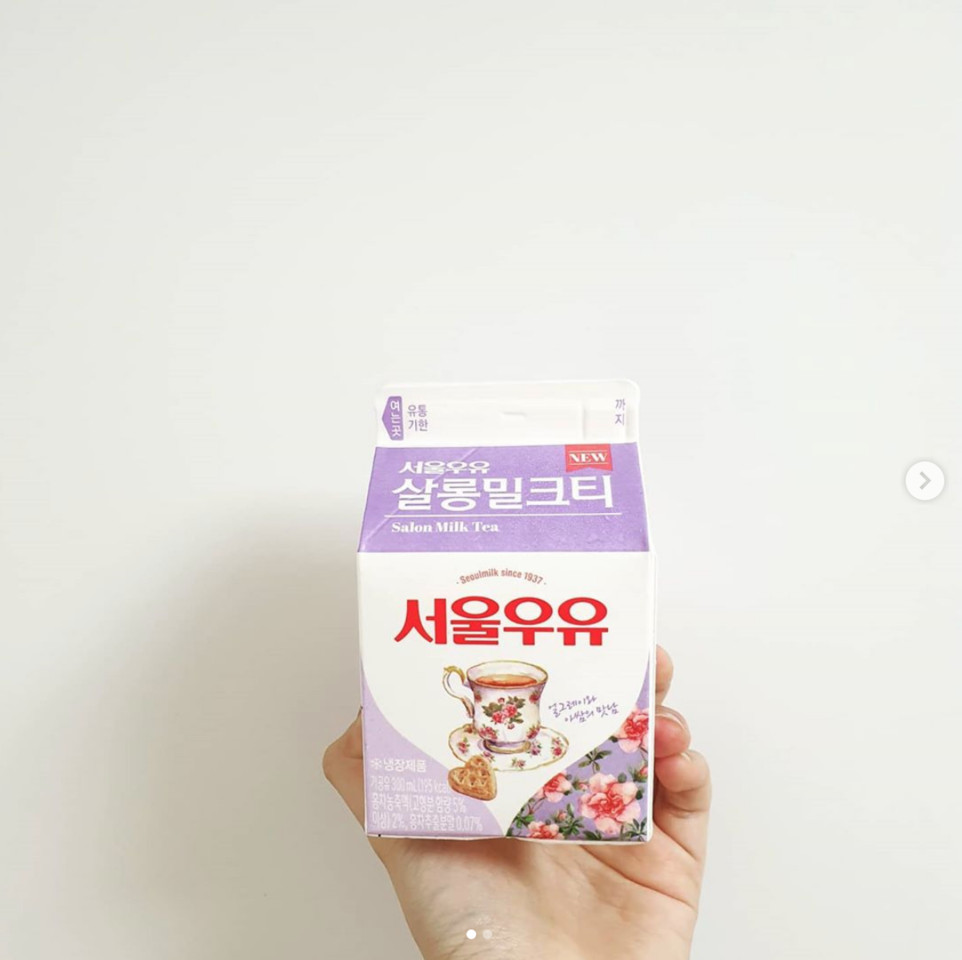 ▲首爾牛奶,沙龍奶茶,奶茶,南韓,韓國。（圖／翻攝自IG）