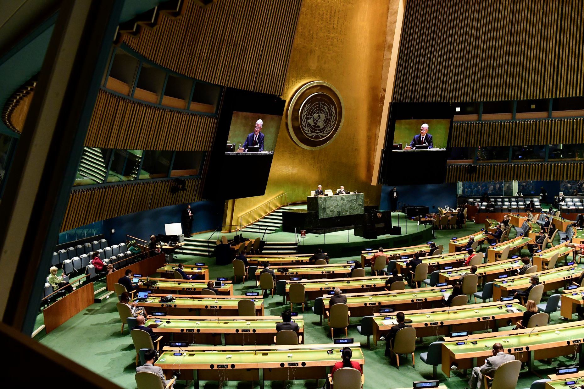 ▲▼2020年聯合國大會開幕。（圖／翻攝自「United Nations」）