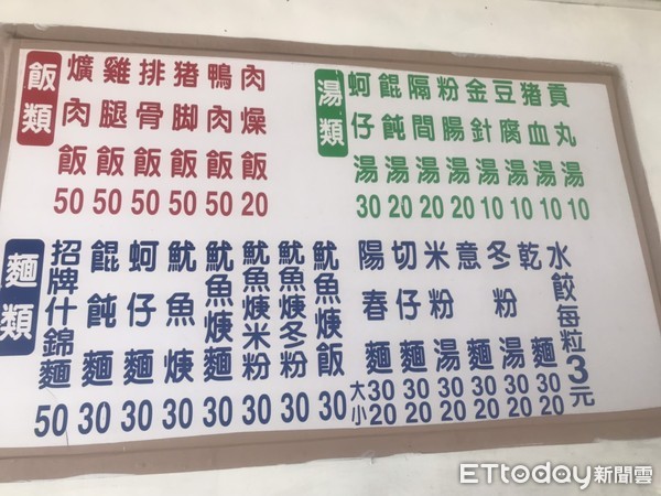 ▲台中霧峰一品香便當店開業28年堅持不漲價，維持50元價格。（圖／記者白珈陽攝）