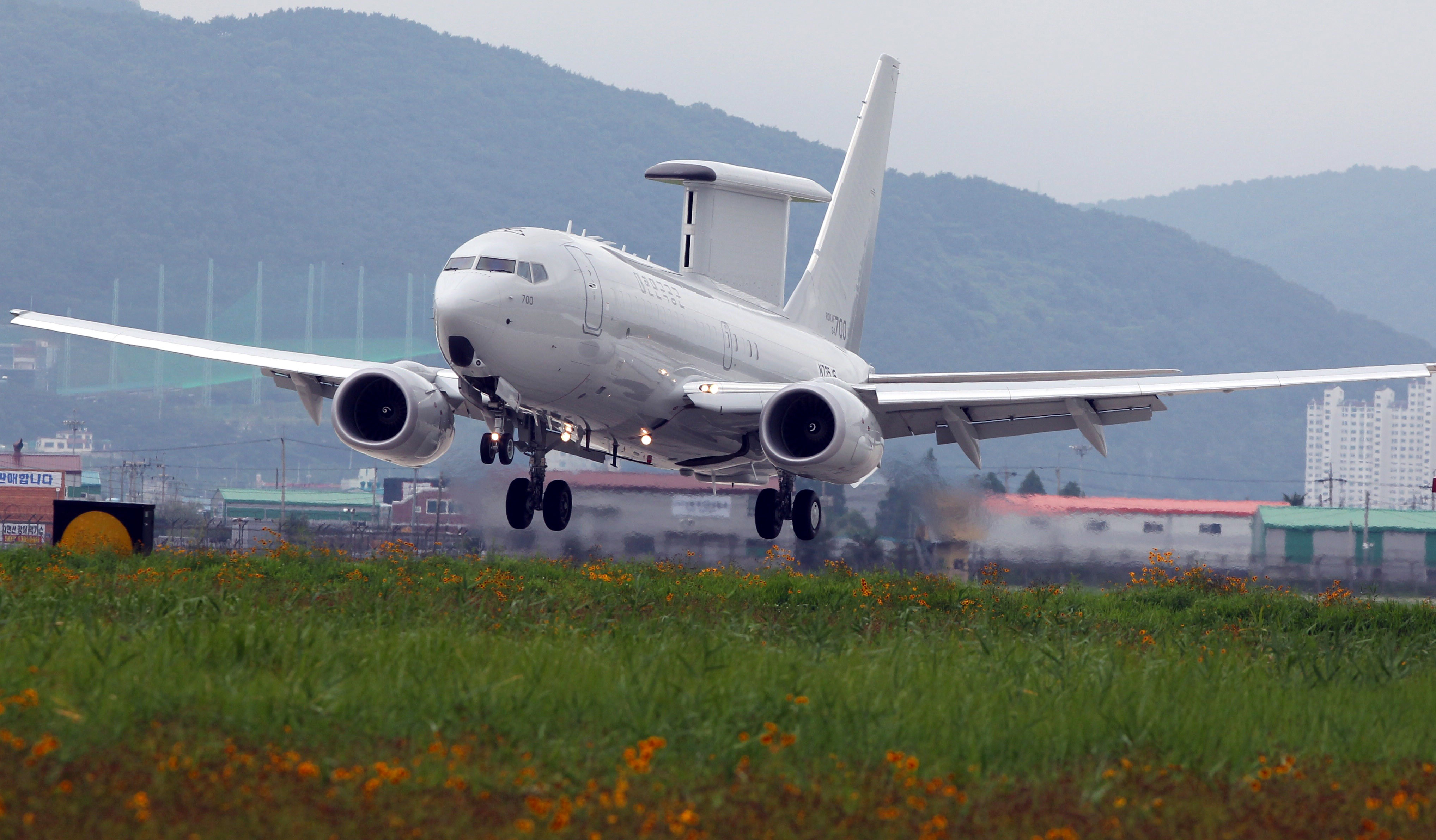 ▲▼南韓E-737空中預警機。（圖／達志影像／美聯社）