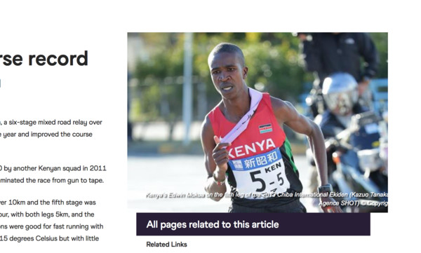 ▲▼  肯亞男子馬拉松運動員Edwin Mokua           。（圖／翻攝自世界田總官方網站）