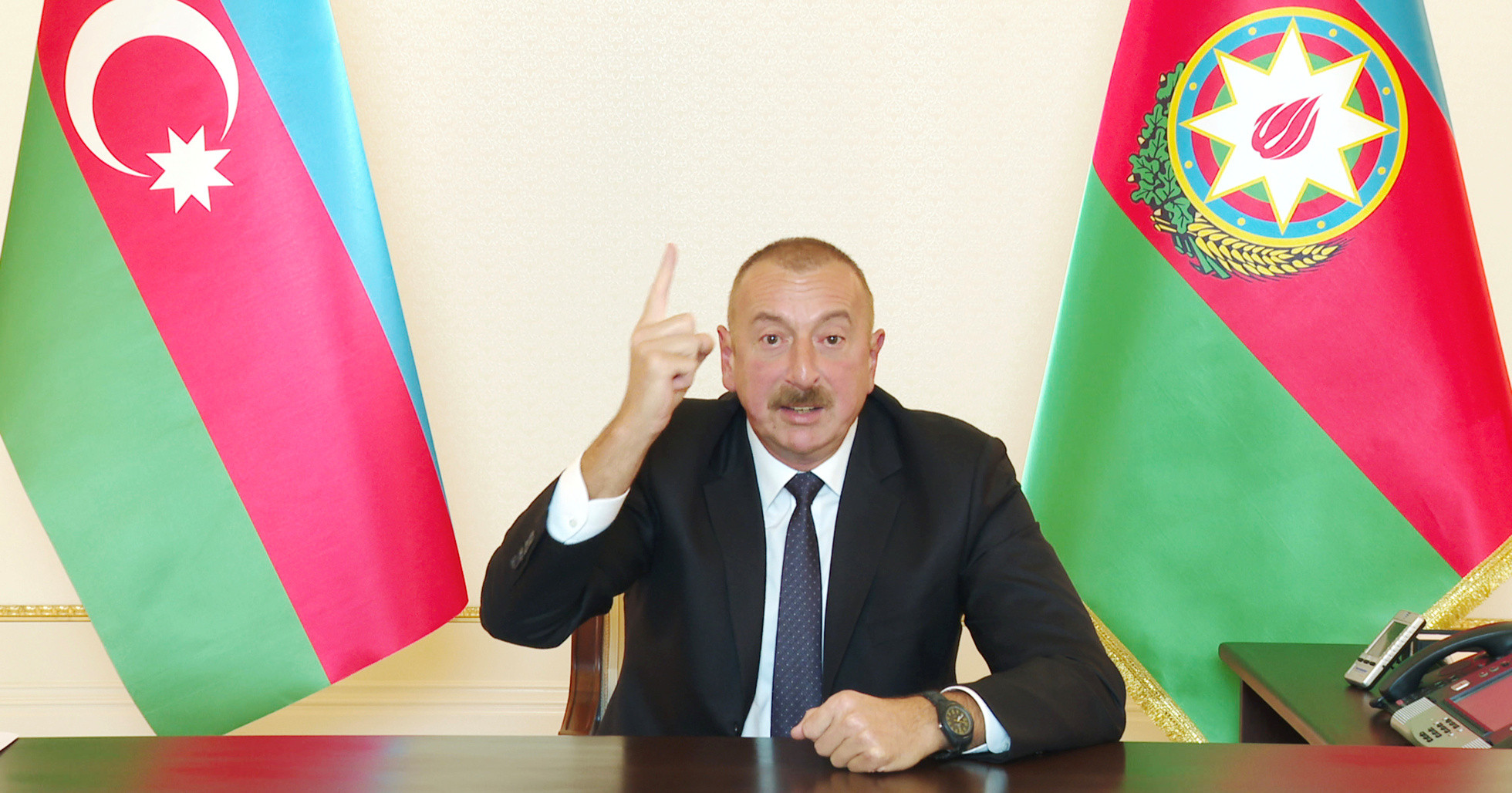▲亞塞拜然（Azerbaijan）總統阿利耶夫（Ilham Aliyev）。（圖／路透）