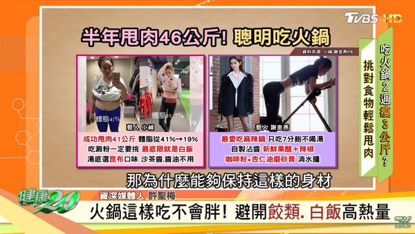 ▲▼吃火鍋減肥。（圖／截自健康2.0）