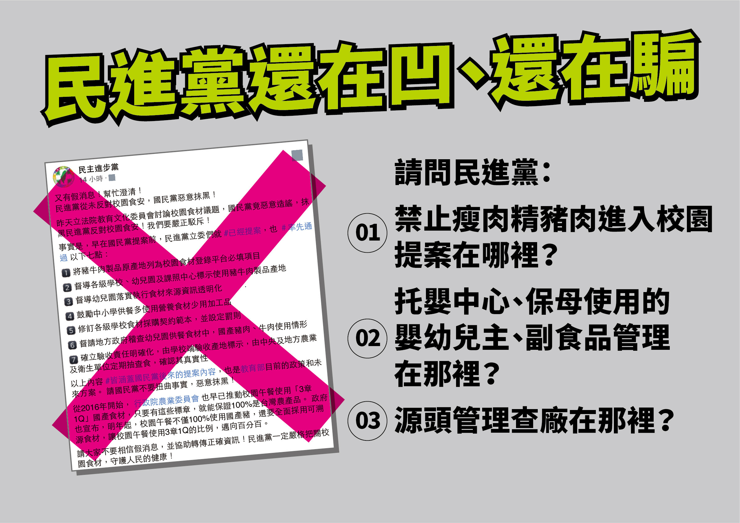 ▲媒體中心召開「國小菜單印萊豬廣告，蔡政府不顧食安，還想要洗腦下一代？」記者會。（圖／文傳會提供）