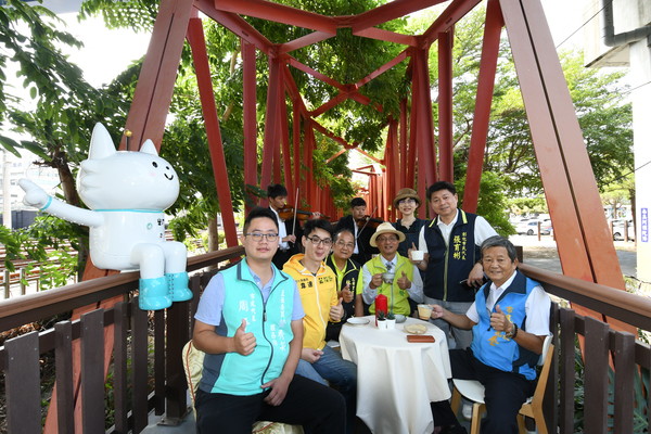 ▲彰化市公所扇形車庫綠廊道完工，將舉辦3天市集活動。（圖／翻攝自林世賢臉書）