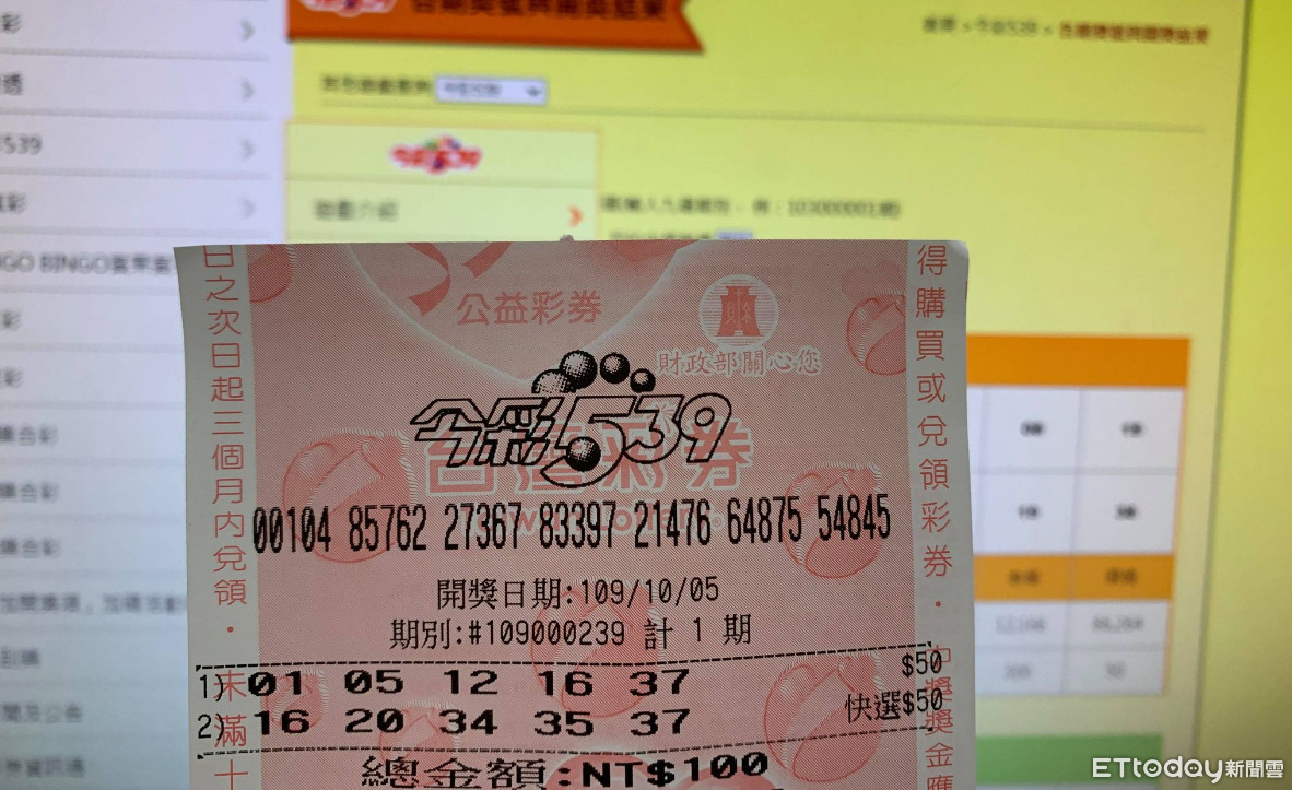 快訊／今彩539頭獎罕見「10注中獎」 台中、高雄開出最多| ETtoday財經雲| ETtoday新聞雲