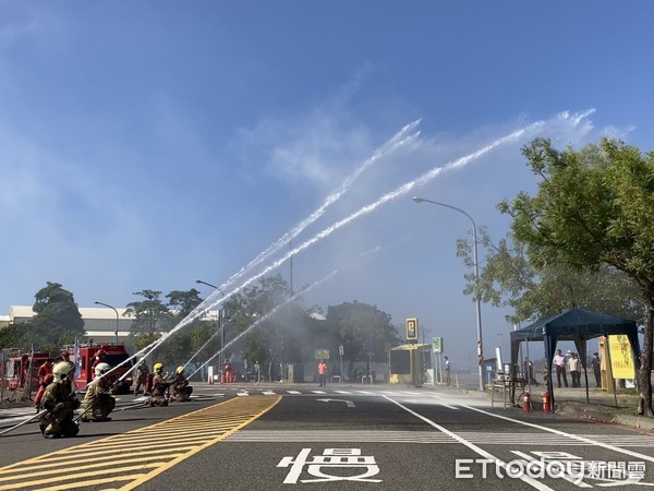 ▲台南市消防局指出，台南看焰火慶國慶，消防局準備好了，安全無疑慮。（圖／記者林悅翻攝，下同）