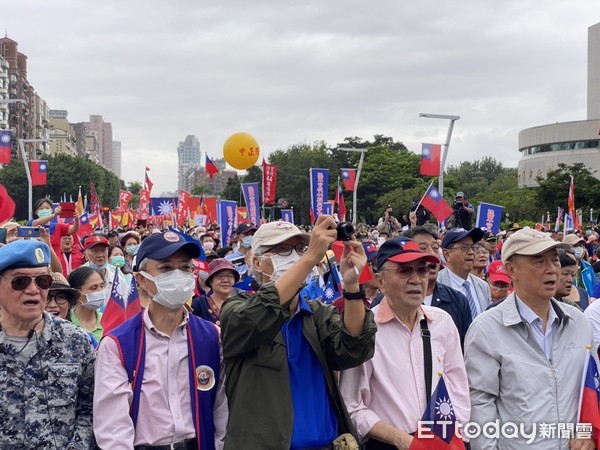 ▲▼ 「護憲反台獨」活動，周錫瑋。（圖／記者袁茵攝）