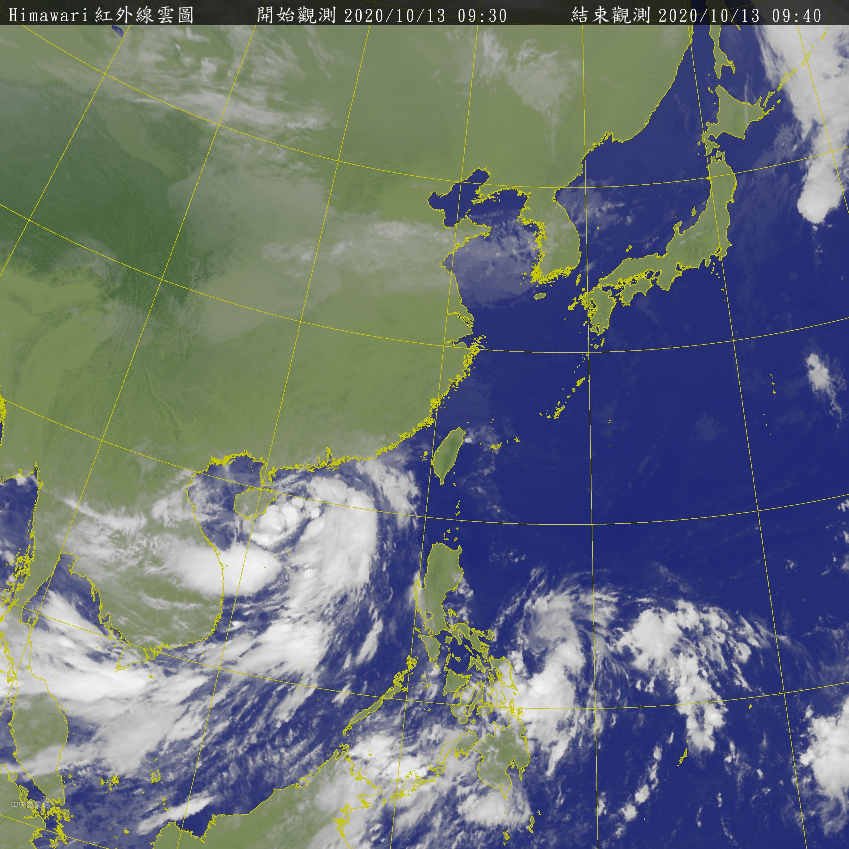 碰到台灣就轉彎？　災害預報士曝「颱風不來」原因：因為它太強了。（圖／氣象局）