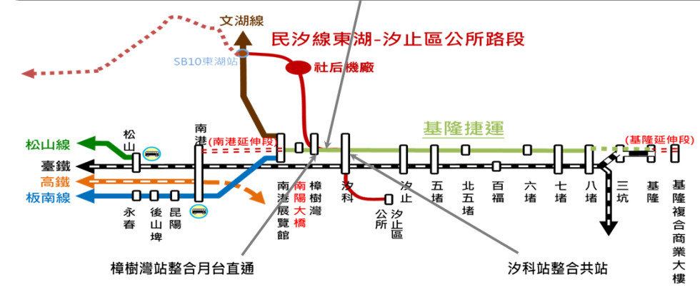 ▲▼基隆捷運路網圖。（圖／交通部提供）