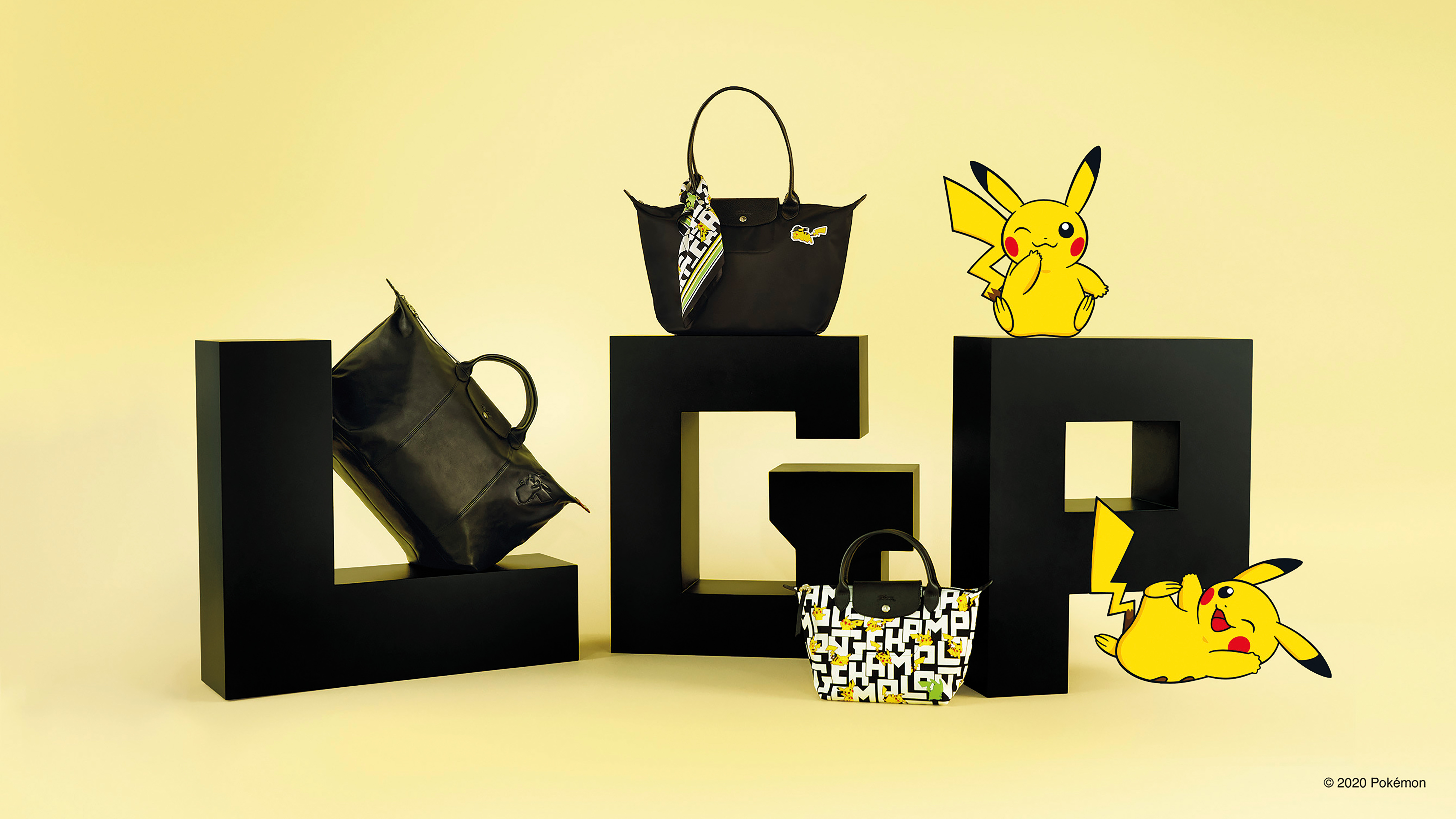 ▲Longchamp x Pokémon聯名系列           。（圖／品牌提供）