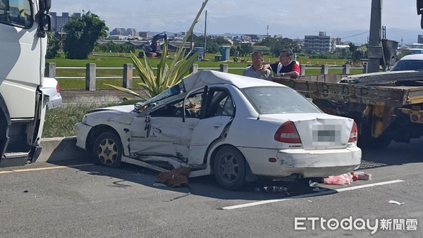 ▲▼苗栗車禍。（圖／記者黃孟珍翻攝）