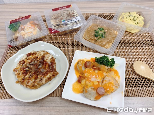 ▲▼ 全家「媽媽煮藝盒裝配菜」系列推4款日式小菜。（圖／業者提供）
