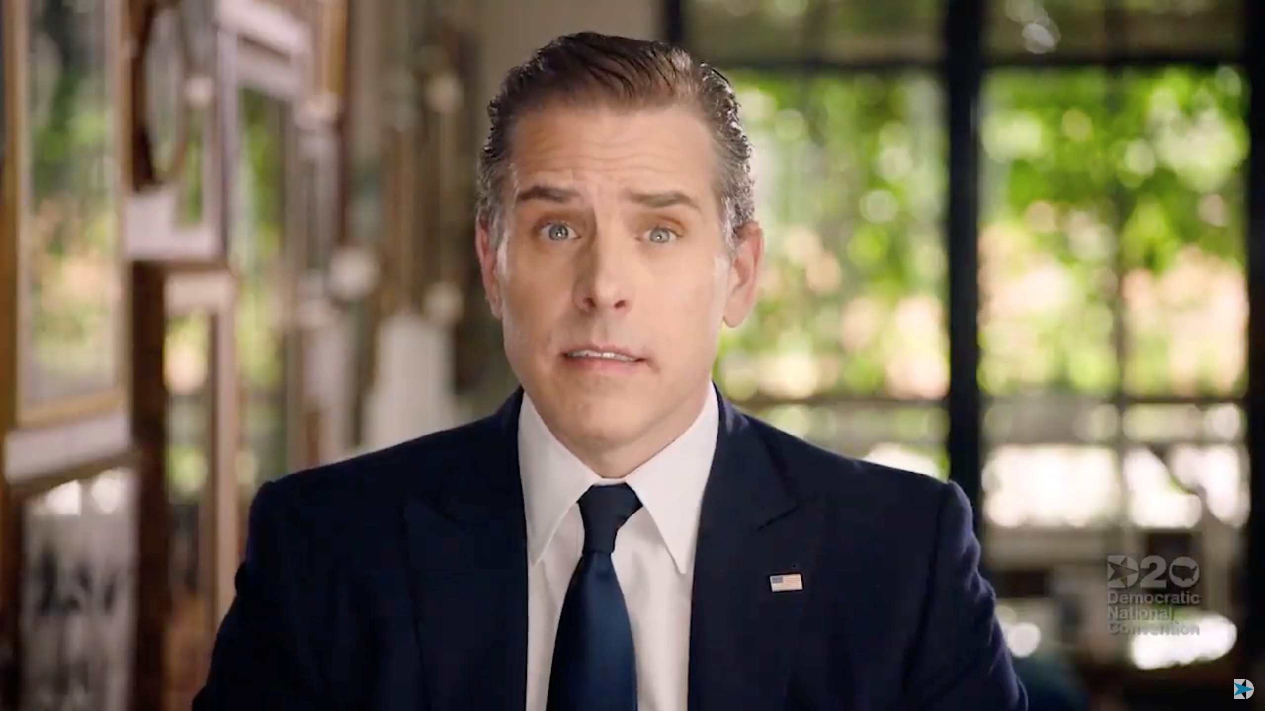 ▲▼拜登次子杭特（Hunter Biden）在2020年民主黨全代會上發言。（圖／路透）