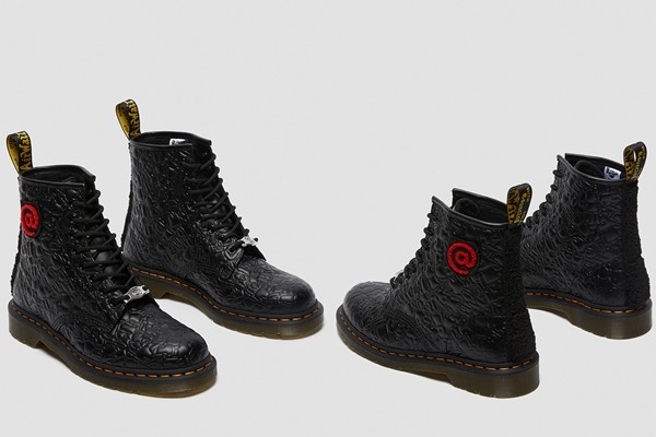 ▲MEDICOM TOYxDr.Martens聯名鞋。（圖／翻攝自jp.drmartens.com）