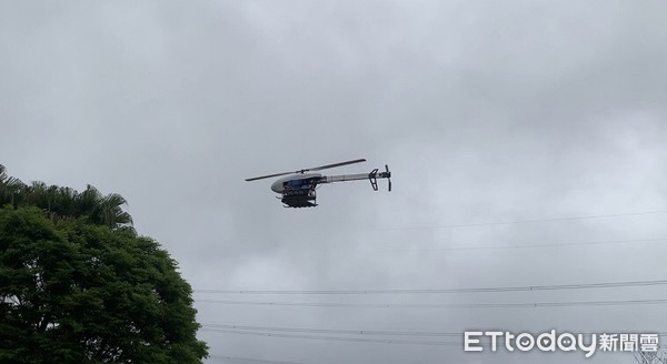 ▲經濟部水利署今（22）日上午首次以無人機進行空中人工增雨試驗。（圖／經濟部提供）