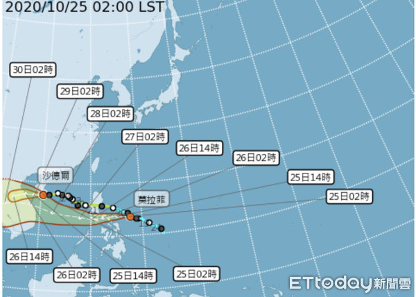 快訊／氣象局凌晨發布：輕度颱風「莫拉菲」2:00已生成！