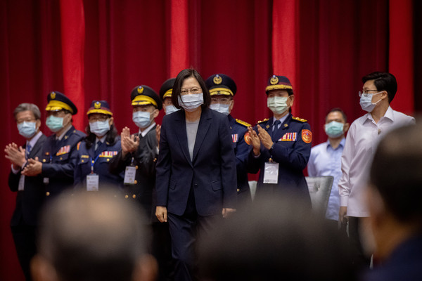 ▲▼總統蔡英文出席「台灣警察專科學校75周年校慶大會」。（圖／總統府提供）