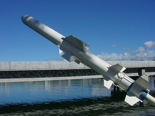 ▲▼魚叉反艦飛彈。（圖／翻攝自維基百科）