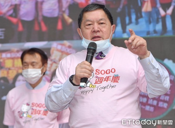 ▲遠東集團總裁徐旭東出席SOGO週年慶造勢。（圖／記者張一中攝）