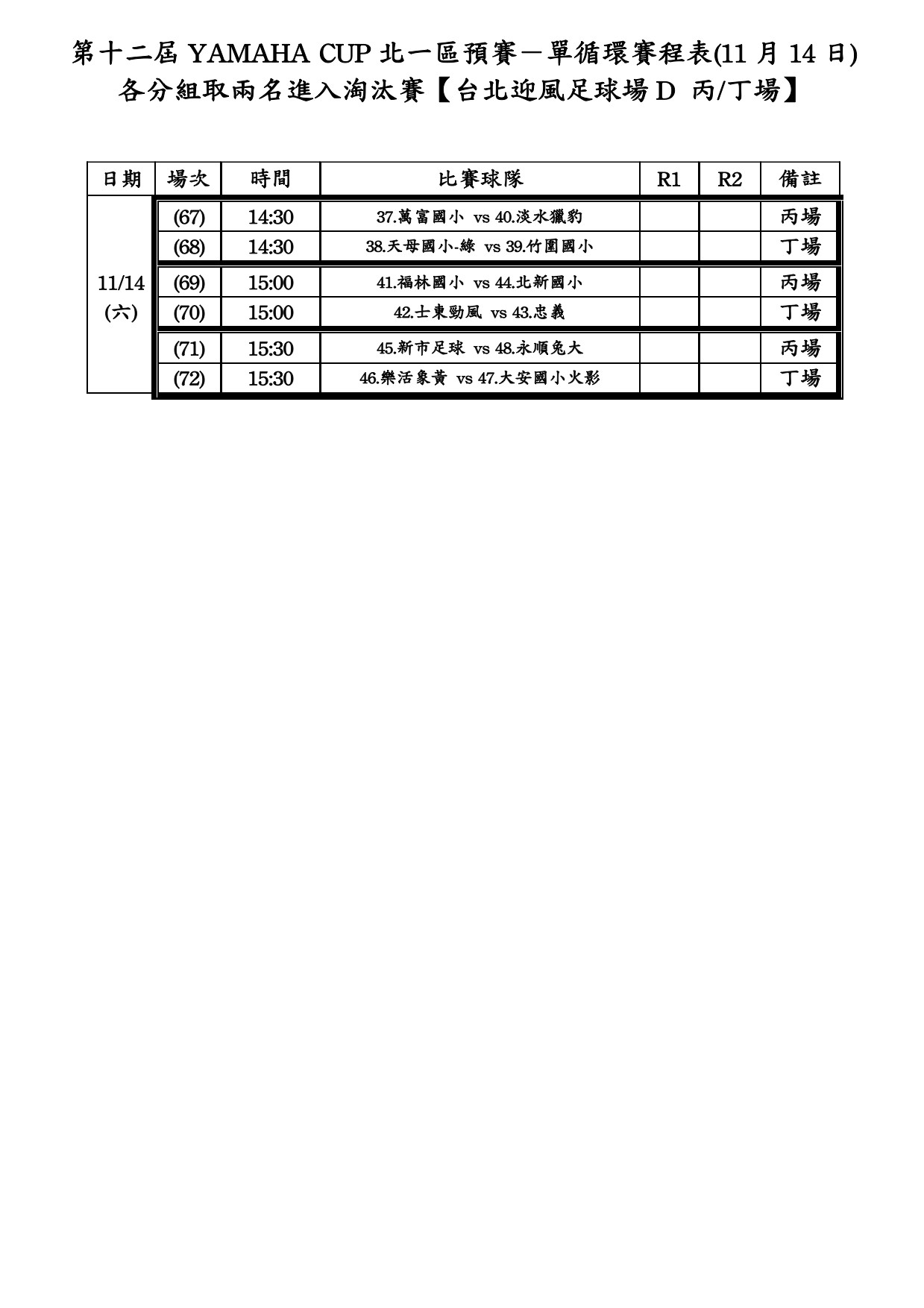 ▲▼YAMAHA CUP北一區域賽。（圖／記者張克銘攝）