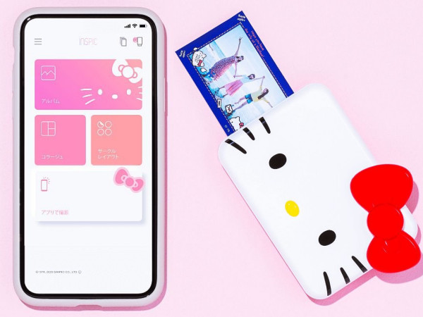 ▲▼Canon與Hello Kitty聯名推迷你相印機。圖／翻攝自store.canon.jp