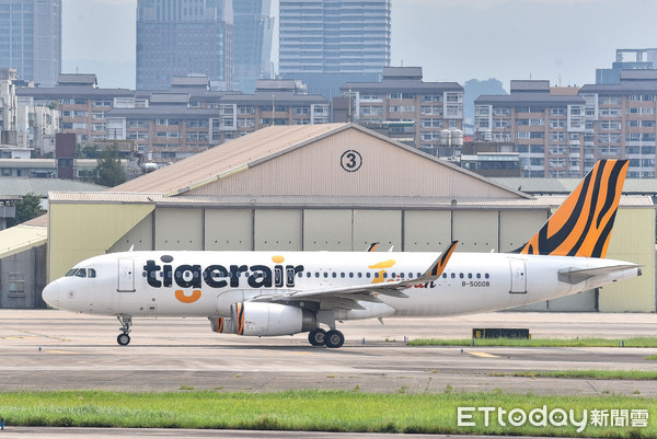 ▲▼Tigerair,台灣虎航,客機,航班,空中巴士A320,B-50008,出國,旅遊,松山機場,航空業,觀光,Airbus A320。（圖／記者李毓康攝）