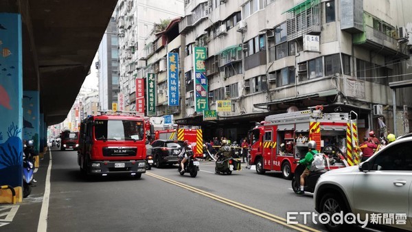 ▲▼台北市萬華區環河南路3日上午發生火警 。（圖／記者黃彥傑攝）